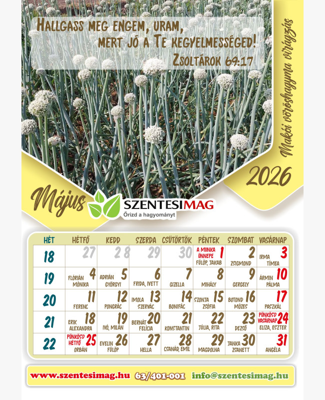 Naptár 2026
