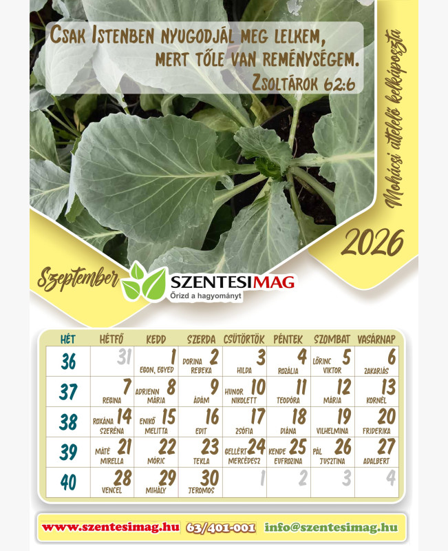 Naptár 2026