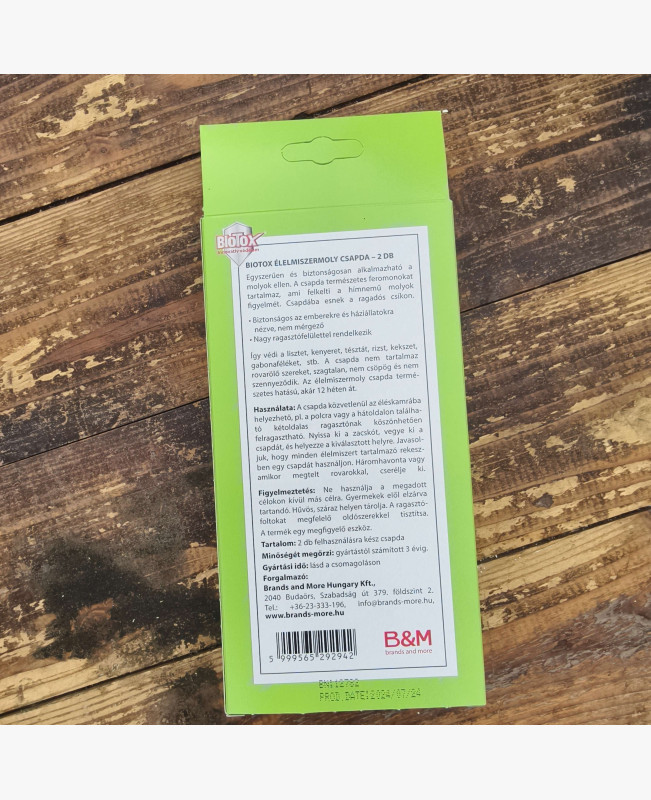Biotox élelmiszermolycsapda 2db-os