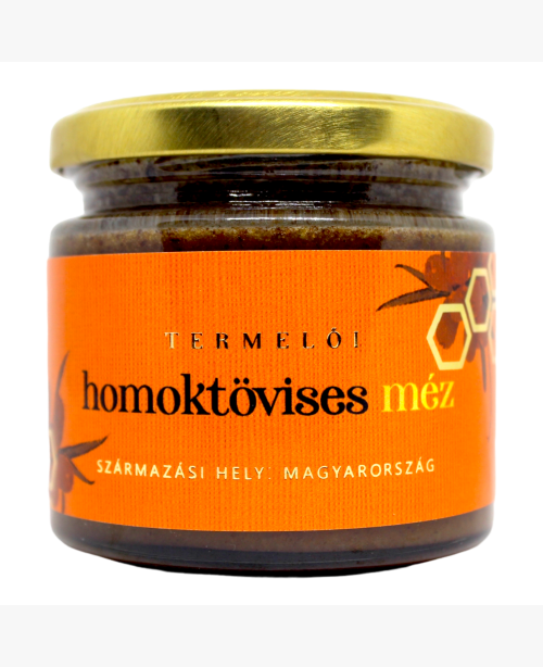 Homoktövises méz
